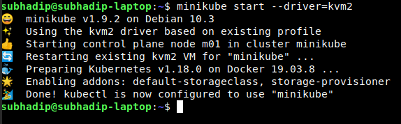 minikube-start-debian